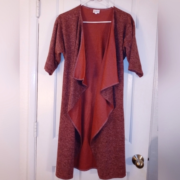 LuLaRoe Sweaters - LuLaRoe Open Front Rose Cardigan Duster
